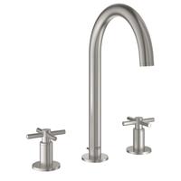 GROHE Atrio Wastafelkraan Opbouw - uitloop 16.6cm - M-size - waste - hoog - - kruisgrepen - supersteel 20008DC3