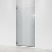Saniclass Neptune Douchedeur - 100x200cm - profielloos - veiligheidsglas - anti kalk - chroom 6211WWM100