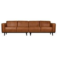 bepurehome Bank Statement 4-zits 280cm leer cognac