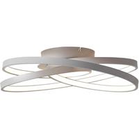 Brilliant Leuchten Labyrinth LED Deckenleuchte 40cm grau