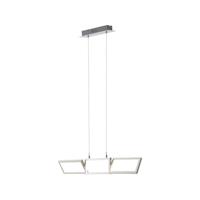 Brilliant Leuchten Tunar LED Pendelleuchte 3flg alu