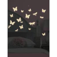 muurstickers Butterfly & Dragonfly Glow In The Dark 80 stuks