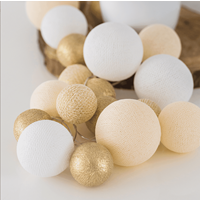 Cotton Ball Lights CBL-premium Touch of Gold