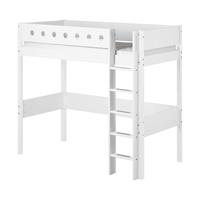 Hoogslaper Met Rechte Trap  White - 90x200