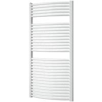Plieger Onda designradiator horizontaal gebogen 1196x585mm 804W mat zwart 7250394