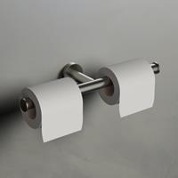 Hotbath Cobber Toiletrolhouder dubbel Geborsteld Koper PVD CBA05BCP