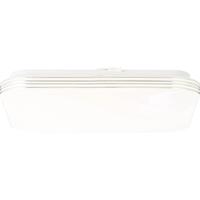 Brilliant Leuchten Ariella LED Wand- und Deckenleuchte 34x34cm weiß/chrom