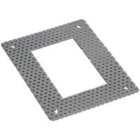 SLV Accessoires Mounting frame for installation in masonry DM 151961 Silber