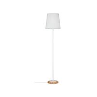 Paulmann,LED Stehlampe Neordic Stellan Weiß/Holz Stoffschirm