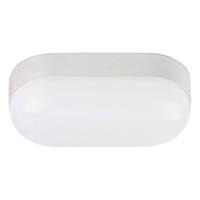 BSE LED Tuinverlichting - Buitenlamp - Stella 8 - Wand - Kunststof Mat Wit - 8W Natuurlijk Wit 4200K - Ovaal