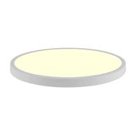 BSE LED Paneel - Ø30 Warm Wit 3000K - 28W Opbouw Rond - Mat Wit Aluminium