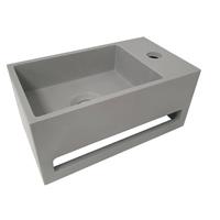 Douche Concurrent Julia fontein Solid Surface 35 x 20 x 16 cm betonlook rechts