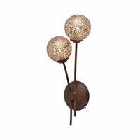 Wandlamp GRETA Roest 2 Lichts