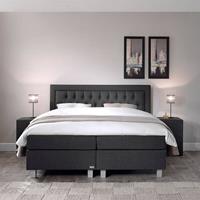 Dreamhouse - Valentina Comfort Boxspring - Antraciet - 140 x 200 / met montage