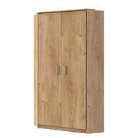 home24 Wimex Eckschrank Julan Plankeneiche Dekor 95x199x95 cm (BxHxT) 2-türig Spanplatte Modern