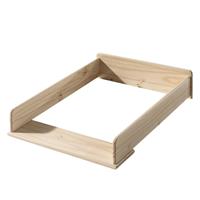 opzet commode Kiddy - bruin - 14x53x72 cm