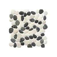 Terred'azur Mix black white kiezel mozaiek 30x30