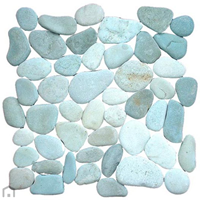 Terred'azur Terre d'Azur Green flores kiezel mozaïek 30x30