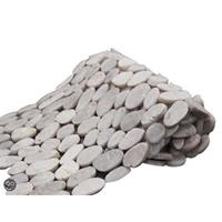 Terred'azur White flat kiezel mozaiek 30x30