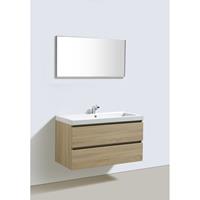 Sanilux Badkamermeubelset  Trendline 100x47x50 cm 0 Kraangaten Light Wood