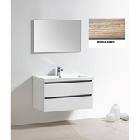 Sanilux Badkamermeubelset  Trendline 100x47x50 cm 2 Kraangaten Riviera Eiken