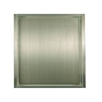 Inbouwnis  RVS voor in wand 30x30x7 cm