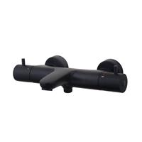 Boss & Wessing AQS Badkraan Cemal Thermostatisch Opbouw Mat Zwart 