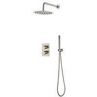 Boss & Wessing Inbouw Regendouche BWS Exclusive Volledig 304 RVS 20cm met Handdouche