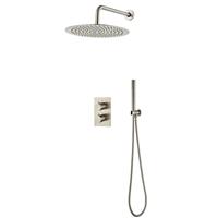 Boss & Wessing Inbouw Regendouche BWS Exclusive Volledig 304 RVS 30cm met Handdouche