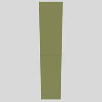 Boss & Wessing Kolomkast BWS Warschau 160x35x35 cm MDF Omkeerbaar Mat Groen