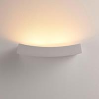 Lindby LED-Wandfluter Tiara aus Gips, G9-Lampe dimmbar