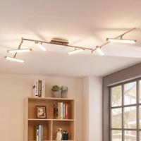 Lindby 6-flammige LED-Deckenlampe Pilou, dimmbar