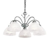 Searchlight Chroomkleurige hanglamp MILANESE, 5-lichts