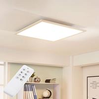 Lampenwelt.com Vierkante LED plafondlamp Lysander m. dimmer