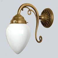 Berliner Messinglamp Elegante wandlamp Paris van messing