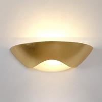 J. Holländer Stijlvolle wandlamp Matteo Curve goud