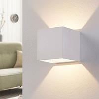 Arcchio Witte LED wandlamp Esma in kubusvorm