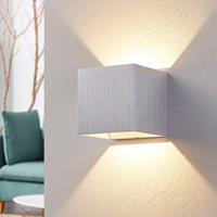 Arcchio Aluminium LED wandlamp Esma, hoekig