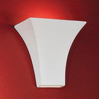 Orion Elegante, rechthoekige wandlamp ANTONIE in wit