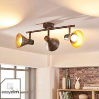 Lindby Zera - längliche LED-Deckenlampe m. Easydim-Lampen