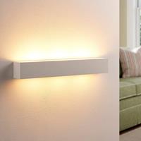 Lindby Tjada - langwerpige LED wandlamp van gips