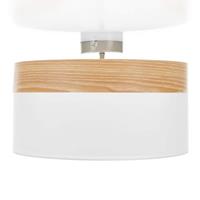 Globo Afstand plafondlamp Libba crème-hout