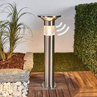 Lampenwelt.com LED sokkellamp Jalisa, zonnetechnologie en sensor