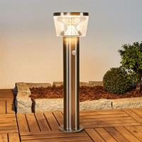 Lampenwelt.com LED sokkellamp Antje zonne-energie, bewegingss.