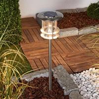 Lampenwelt.com Sumaya - LED lamp op zonne-energie roestvrij staal