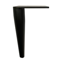 Furniture Legs Europe Ronde kegelvormige zwarte meubelpoot 17 cm