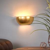 Lindby Wandlamp Kolya met bladgoud afwerking