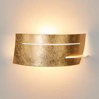 Lampenwelt.com LED-Wandlampe Keyron in Gold