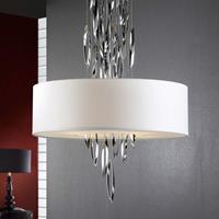 Schuller Domo - chique hanglamp met chromen elementen
