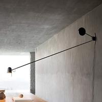 Luceplan Exclusieve LED wandlamp Counterbalance zwart